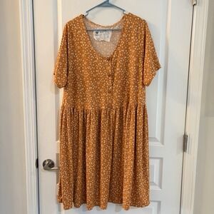 AMISH MADE Farmhouse Frocks Dress Size Large Fit And Flare Cottage Core